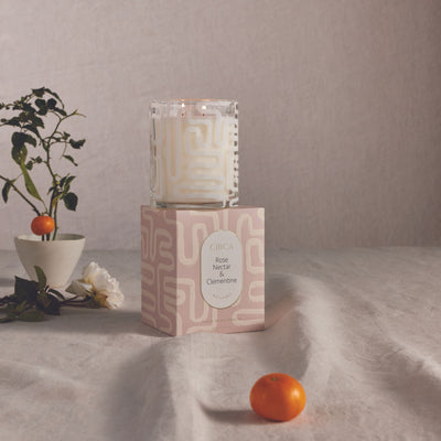 Rose Nectar & Clementine 350g Candle