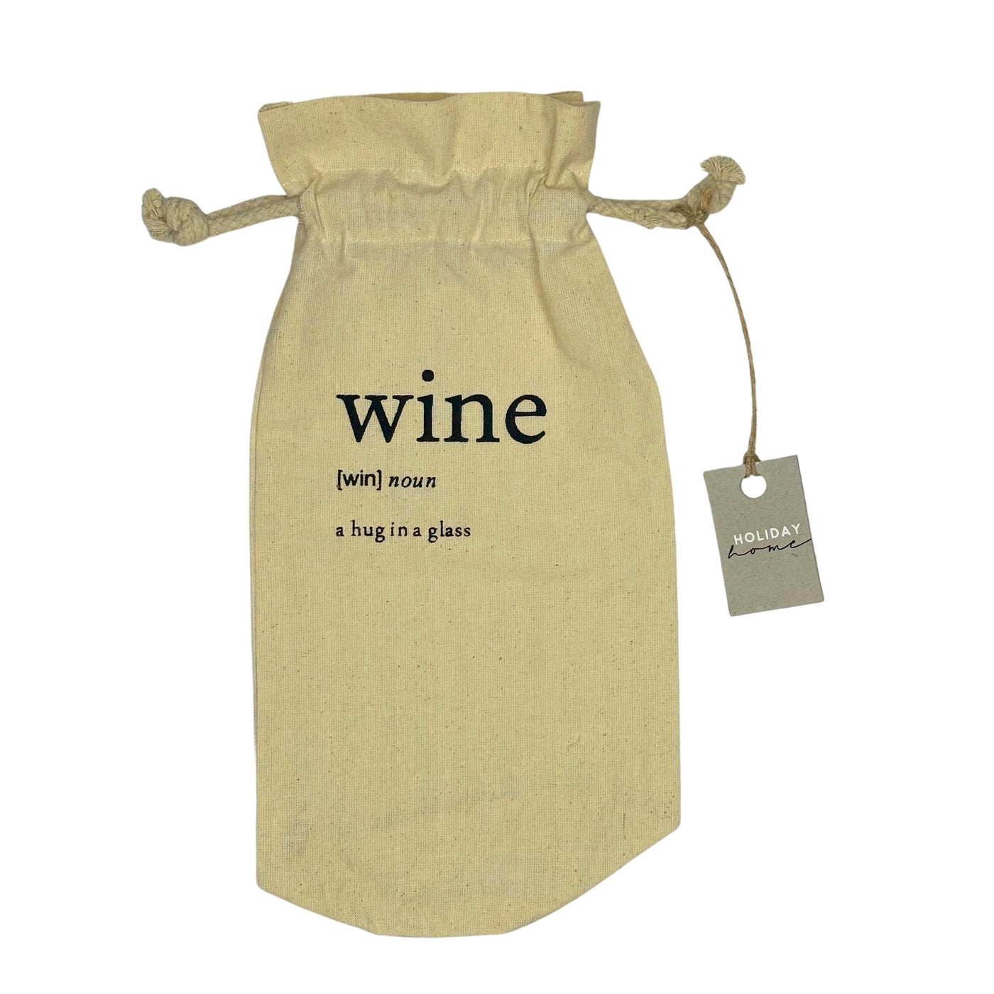 Wine Bottle Bag Natural