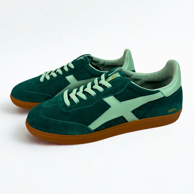 Crossroads Green Mint Suede