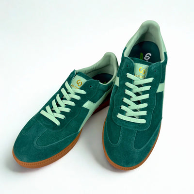 Crossroads Green Mint Suede
