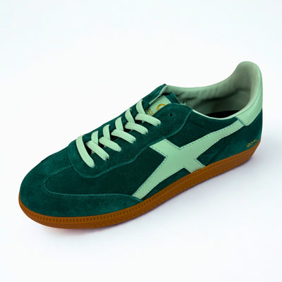 Crossroads Green Mint Suede