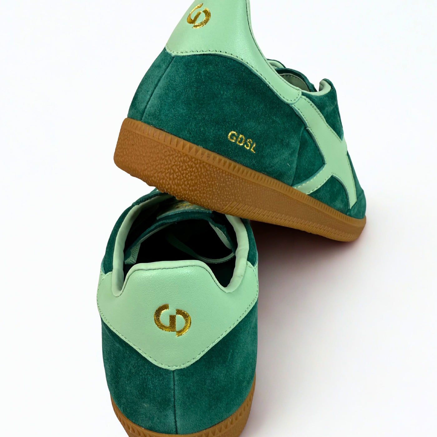 Crossroads Green Mint Suede
