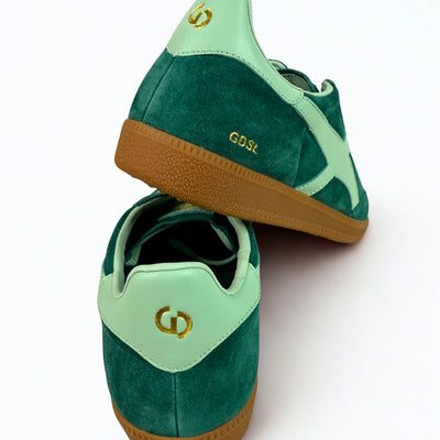 Crossroads Green Mint Suede