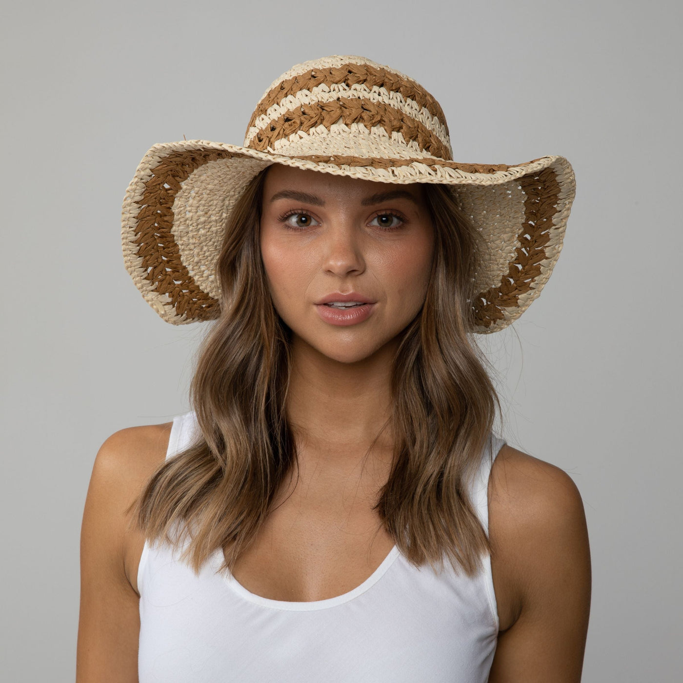 Alabama Hat Natural & Tan