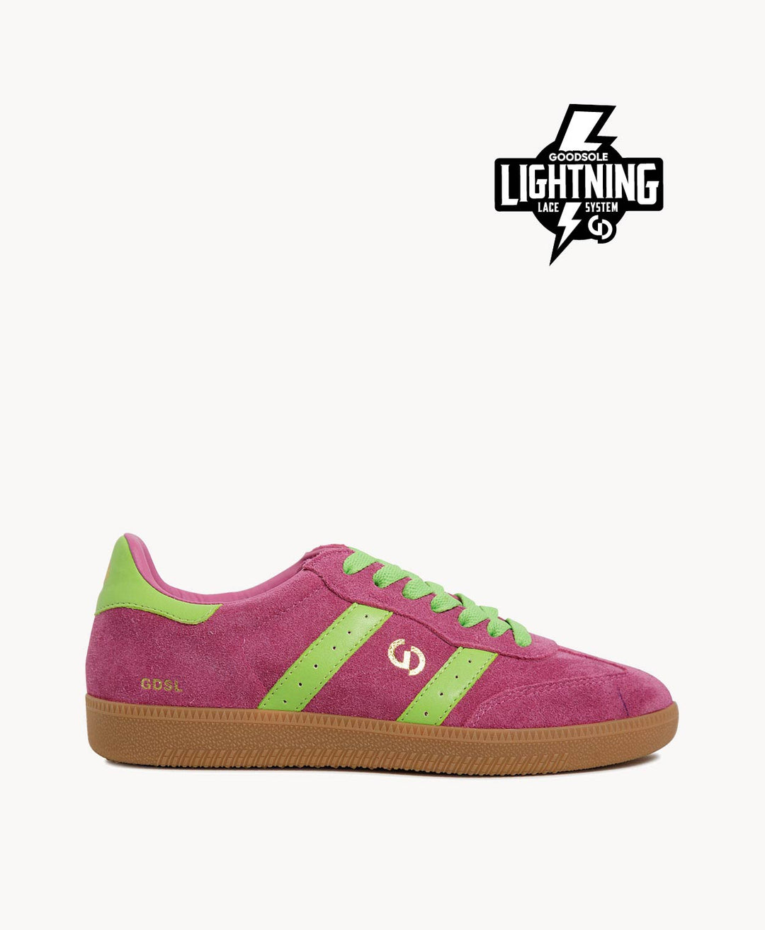 Parallel Crimson Green Suede