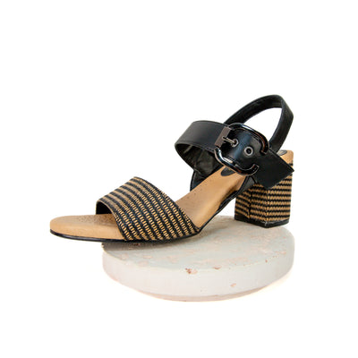 Sway Black Raffia
