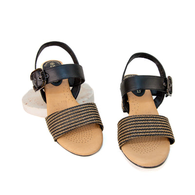 Sway Black Raffia