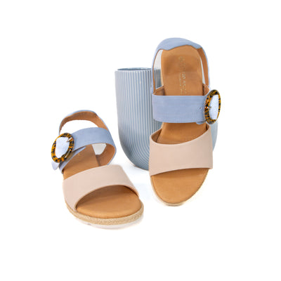 Flare Beige Light Blue