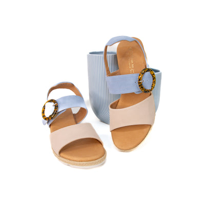 Flare Beige Light Blue