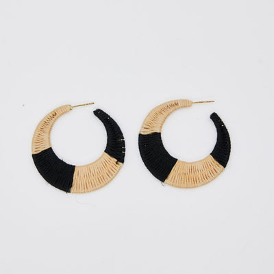 Cara Earrings Black