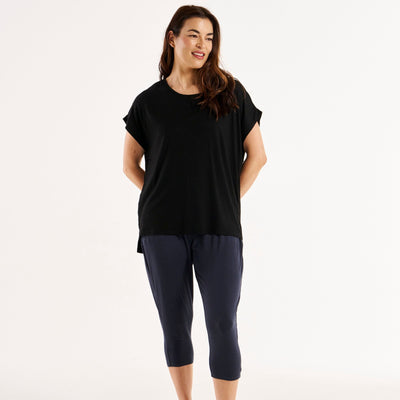 Fallon Bamboo Top Black