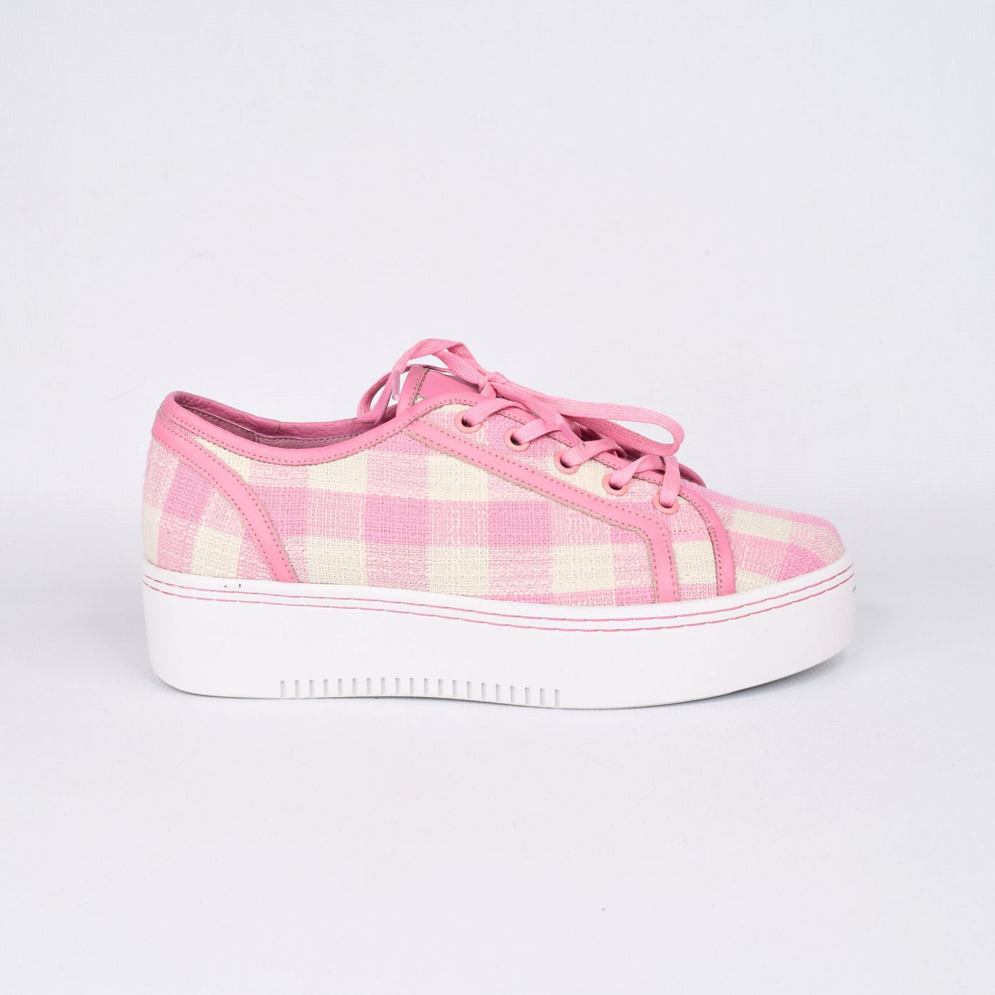 Izzy Soft Pink Check