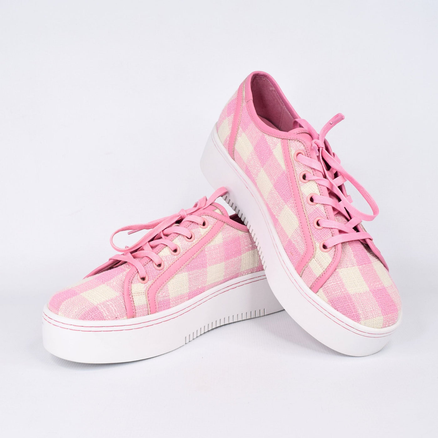 Izzy Soft Pink Check