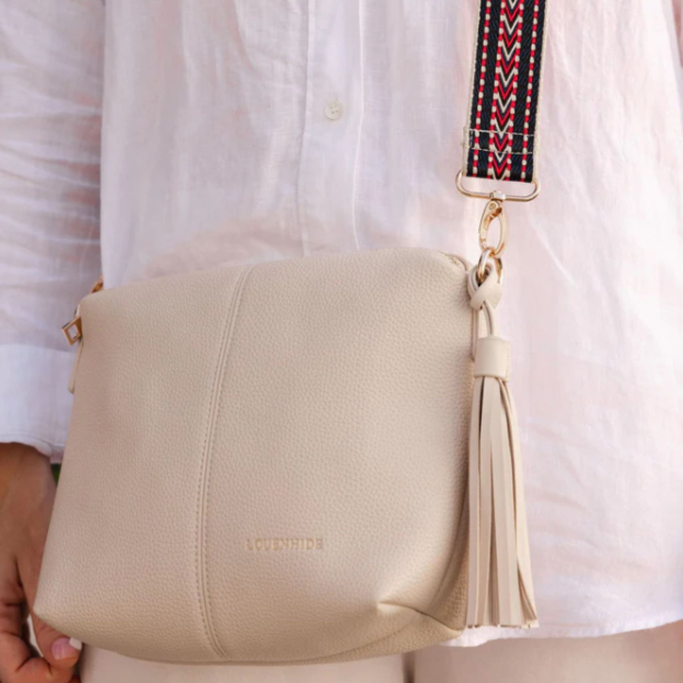 Kasey Crossbody Bag Linen