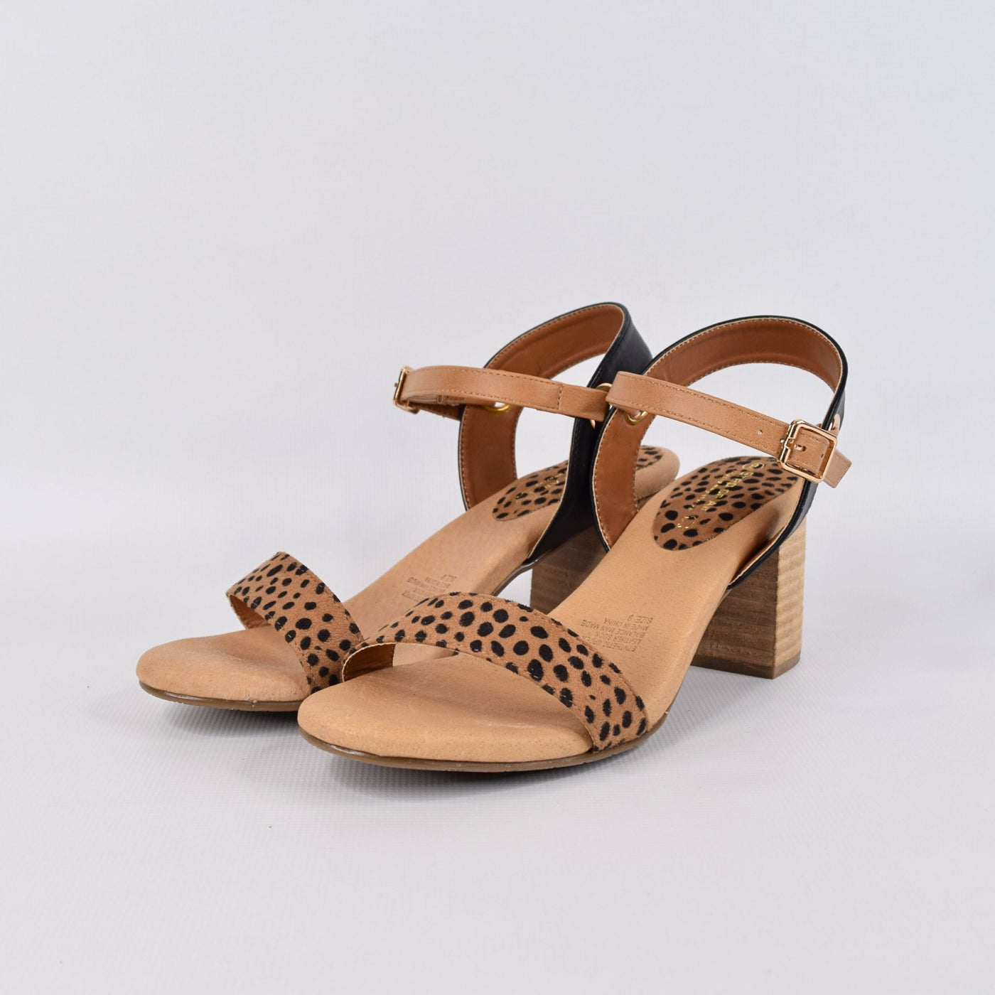Pan Leopard by Step On Air | Womens Heels by white backdrop leopard print heel