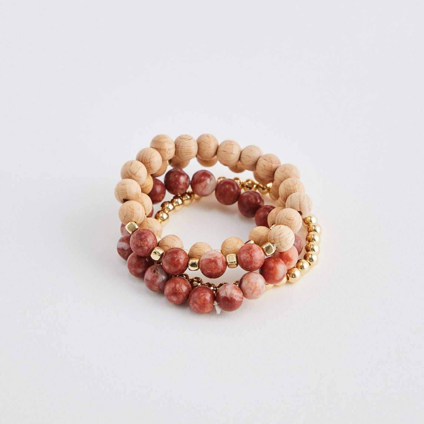 Sunset Bracelet Stack Clay