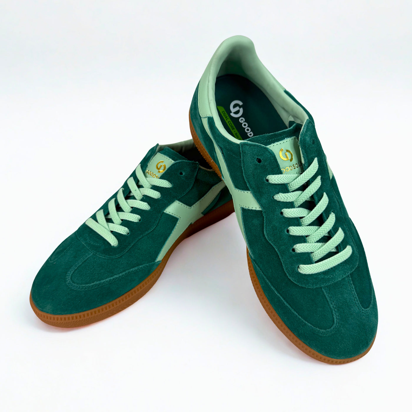 Crossroads Green Mint Suede