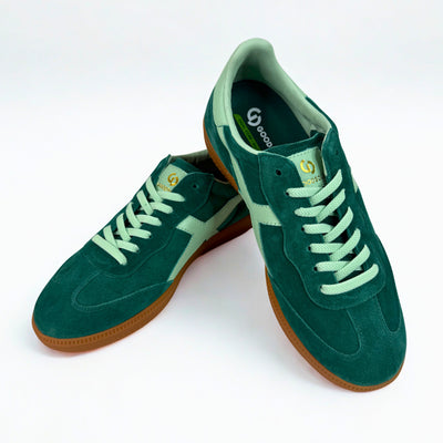 Crossroads Green Mint Suede