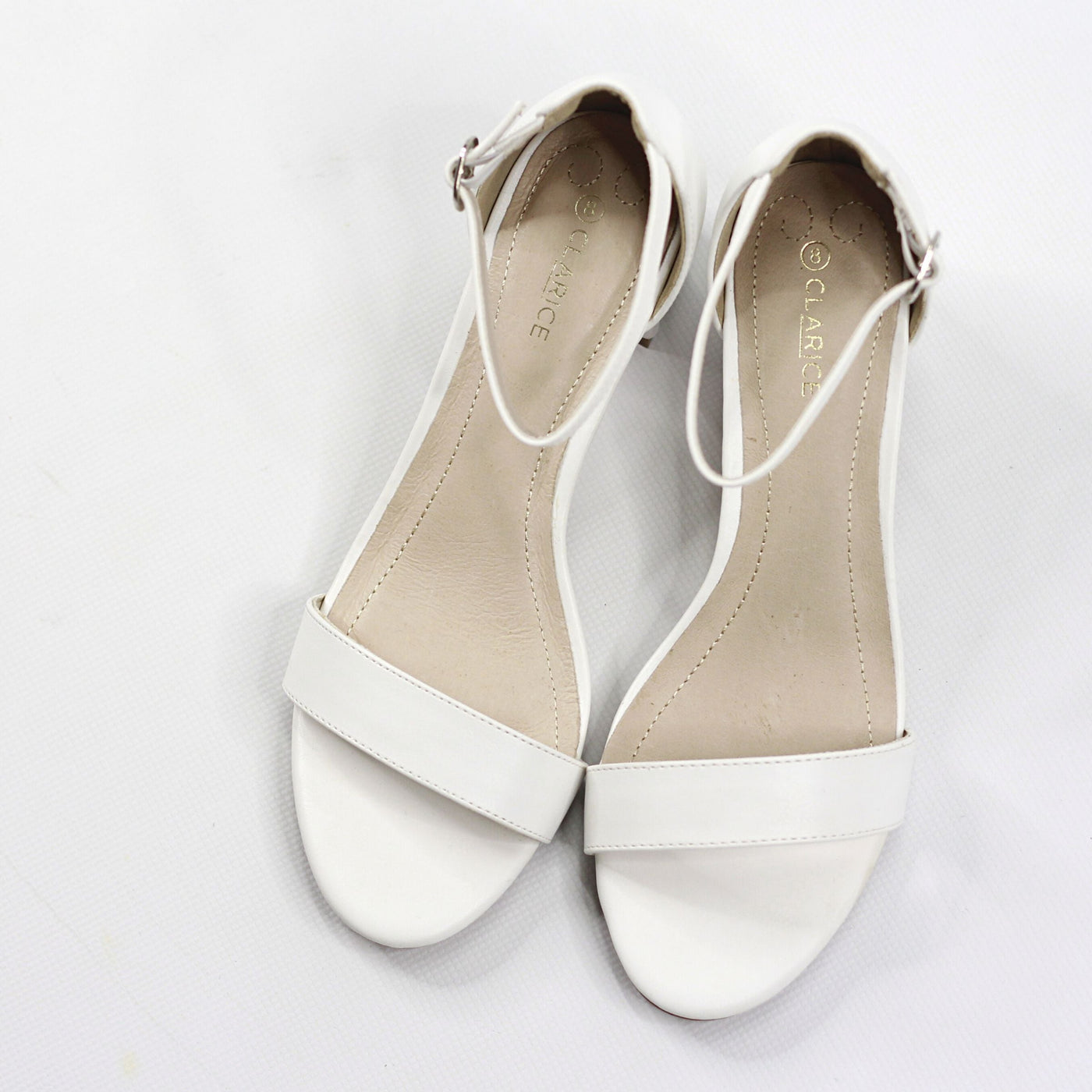 Adoor White by Clarice | Womens Heels by white back drop synthetic inner sole