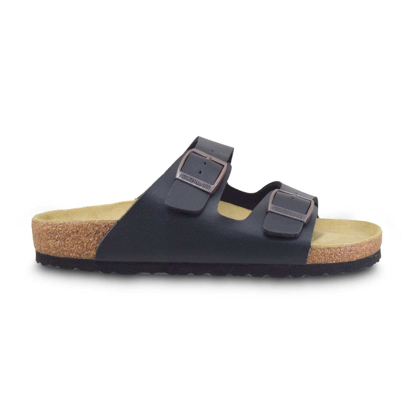 Double Bar Black Leather