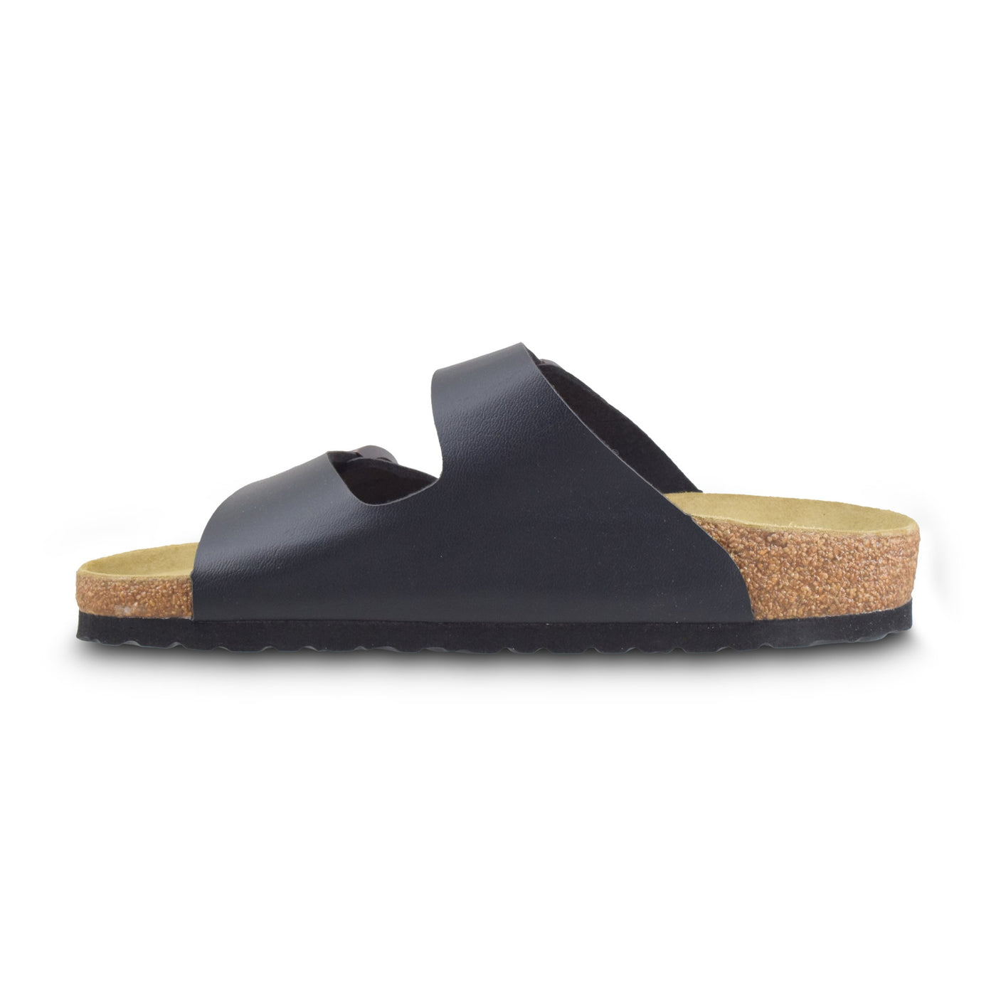 Double Bar Black Leather