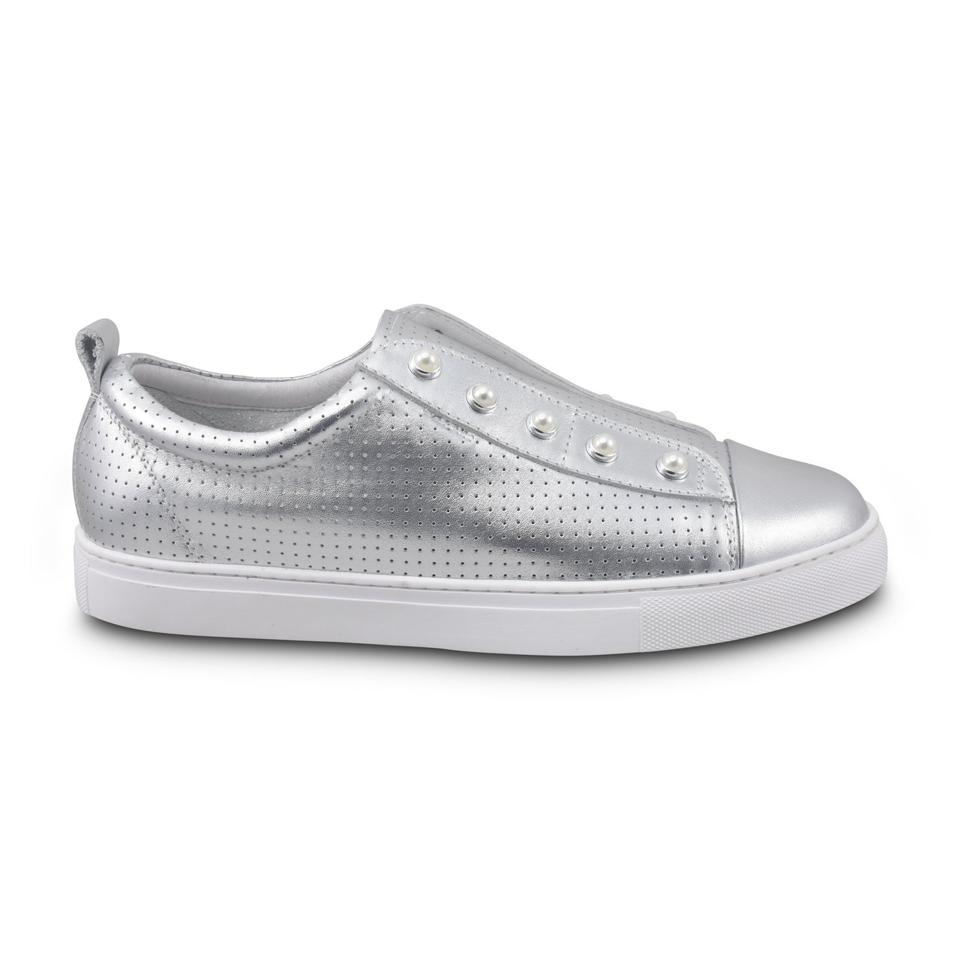 Pearl Perforated Silver