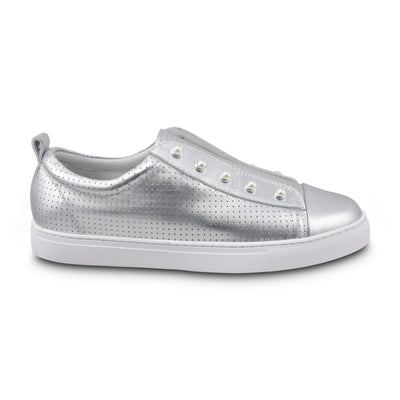 Pearl Perforated Silver