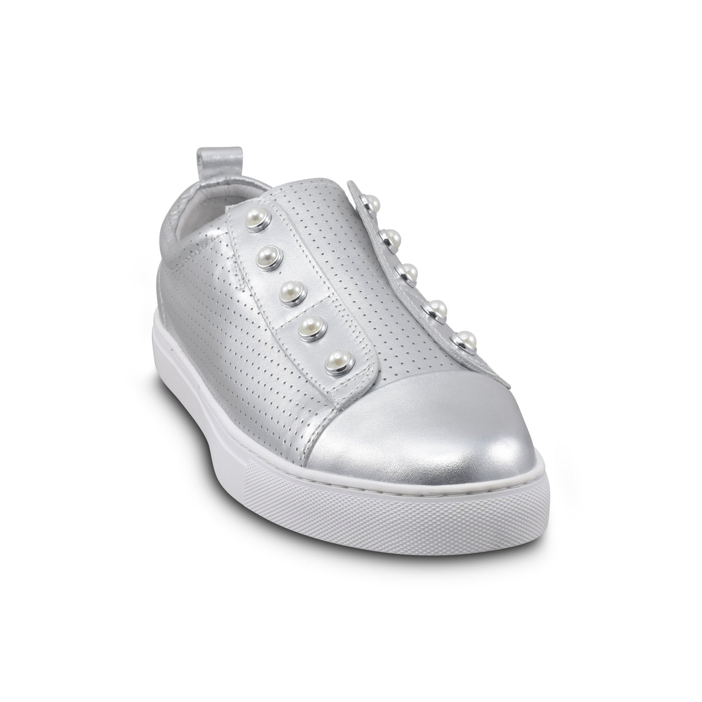 Pearl Perforated Silver