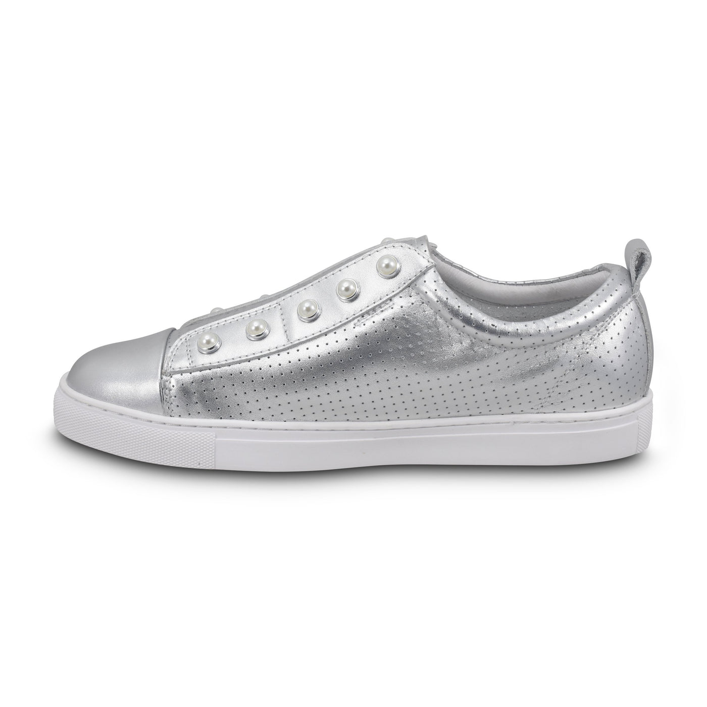 Pearl Perforated Silver