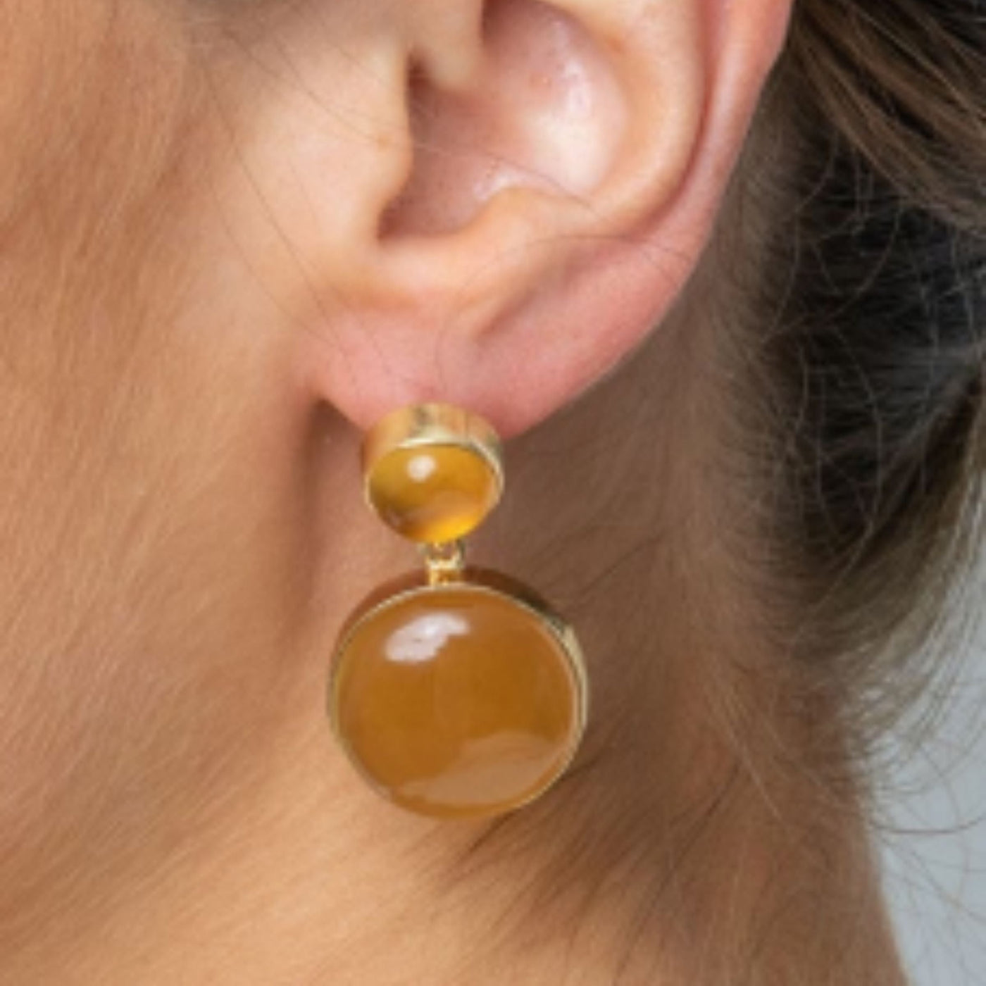 Pippa Earrings Citrine