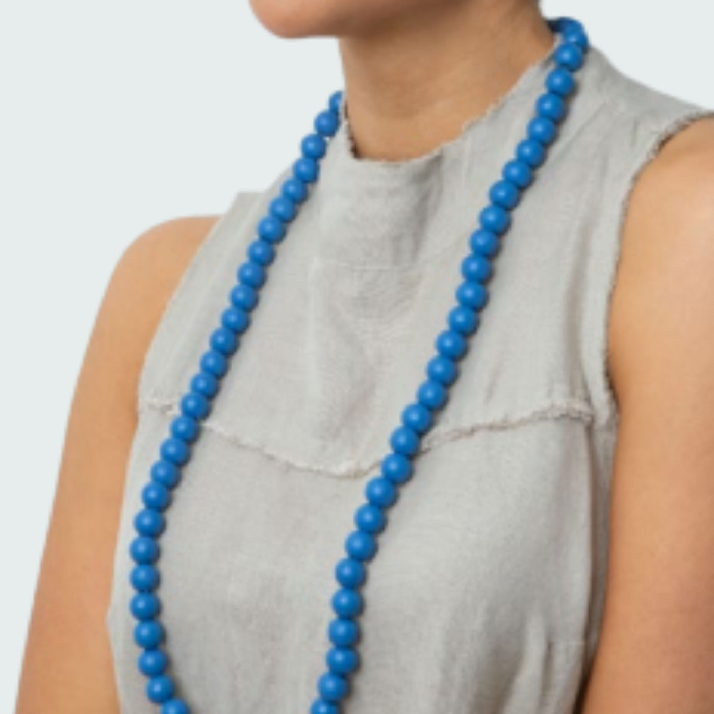 Clarice Necklace Faded Denim