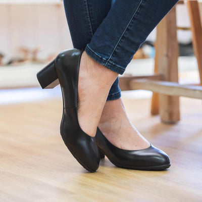 The Block Heel Black